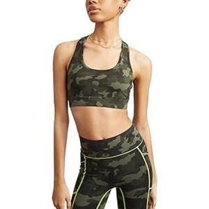 $68 All Access Revolve Front Row Bra in Camo - Medium